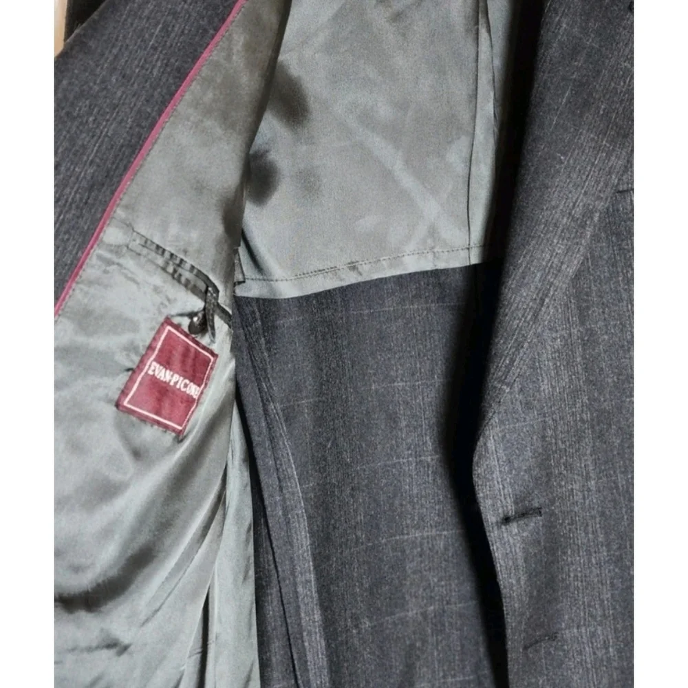 Evan Picone Dark Gray Men's Blazer